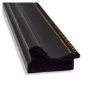 Kit de bordure de cadre de miroir de salle de bain Mirror Makeover - Cadre entièrement assemblé autocollant - Miroir NON inclus - Finition étroite bronze accentuée
