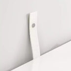 Commode 8 tiroirs avec éclairage intégré, finition brillante, style moderne