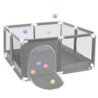 Parc bébé 50x50 à 4 panneaux grand et sécurisé, portable