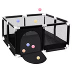 Parc bébé 50x50 à 4 panneaux grand et sécurisé, portable