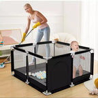 Parc bébé 50x50 à 4 panneaux grand et sécurisé, portable