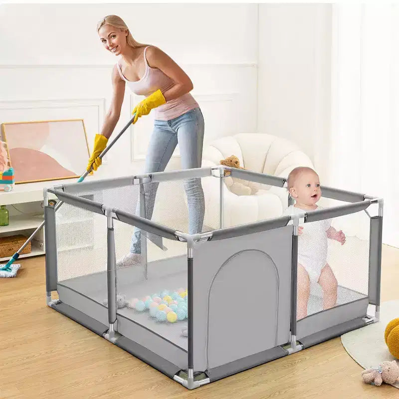 Parc bébé 50x50 à 4 panneaux grand et sécurisé, portable