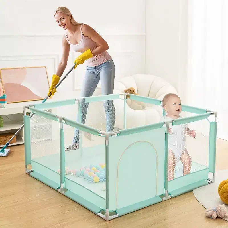 Parc bébé 50x50 à 4 panneaux grand et sécurisé, portable