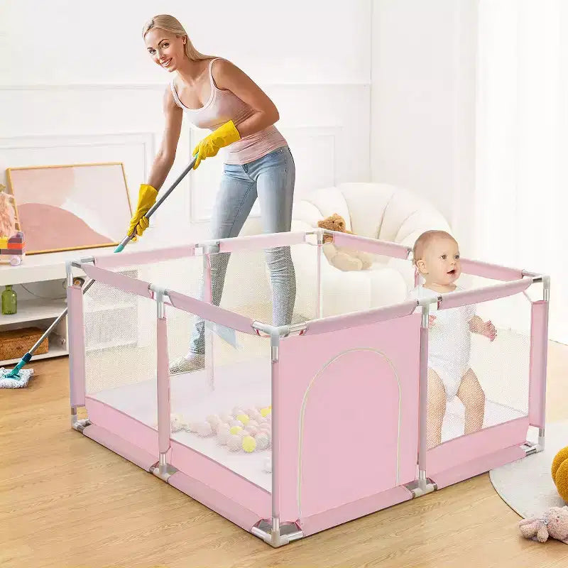 Parc bébé 50x50 à 4 panneaux grand et sécurisé, portable