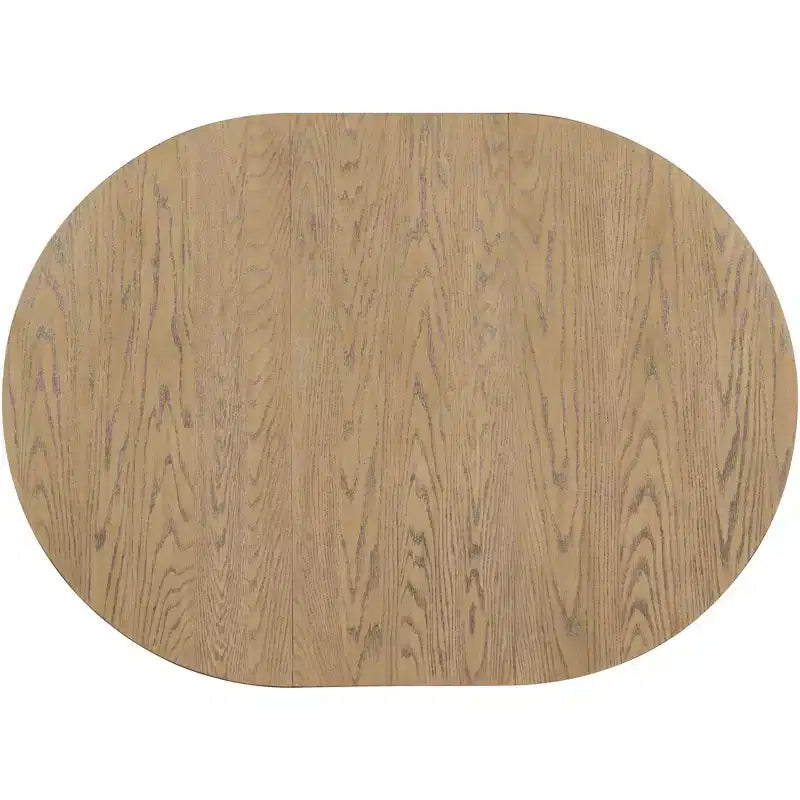 Table à manger de ferme avec piètement en X à 4 pieds et rallonge de 40,6 cm