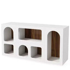 Lantine 59 Console Table, Modern Storage Organizer, Entryway Table Sofa Table Behind Couch for Living Room, Hallway, Foyer