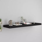 Wall Shelf Black Honeycomb MDF, metal Medium Wall Shelf