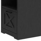 Bureau d'angle en forme de L de 60 pouces avec tiroir de classement et armoire de rangement pour bureau à domicile, salle d'étude