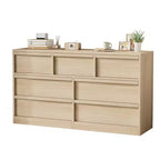 Commode, Buffet en bois durable avec tiroirs et plateau spacieux, Meuble de chambre à coucher de style scandinave, pour salon, couloir