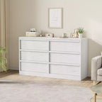Commode, Buffet en bois durable avec tiroirs et plateau spacieux, Meuble de chambre à coucher de style scandinave, pour salon, couloir