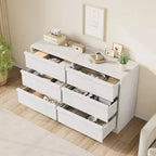Commode, Buffet en bois durable avec tiroirs et plateau spacieux, Meuble de chambre à coucher de style scandinave, pour salon, couloir