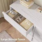 Commode, Buffet en bois durable avec tiroirs et plateau spacieux, Meuble de chambre à coucher de style scandinave, pour salon, couloir