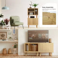 Table d'appoint cube de rangement empilable avec porte et étagères personnalisables