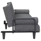 Canapé convertible avec accoudoirs Canapé inclinable Causeuse Tissu