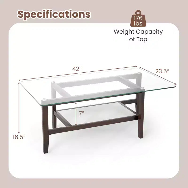 Table d'appoint carrée 24 avec étagère de rangement supplémentaire pour salon, bureau, bureau