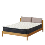 Matelas hybride à mémoire de forme 9 pouces, fermeté moyenne, avec surmatelas intégré, compatible avec les lits réglables