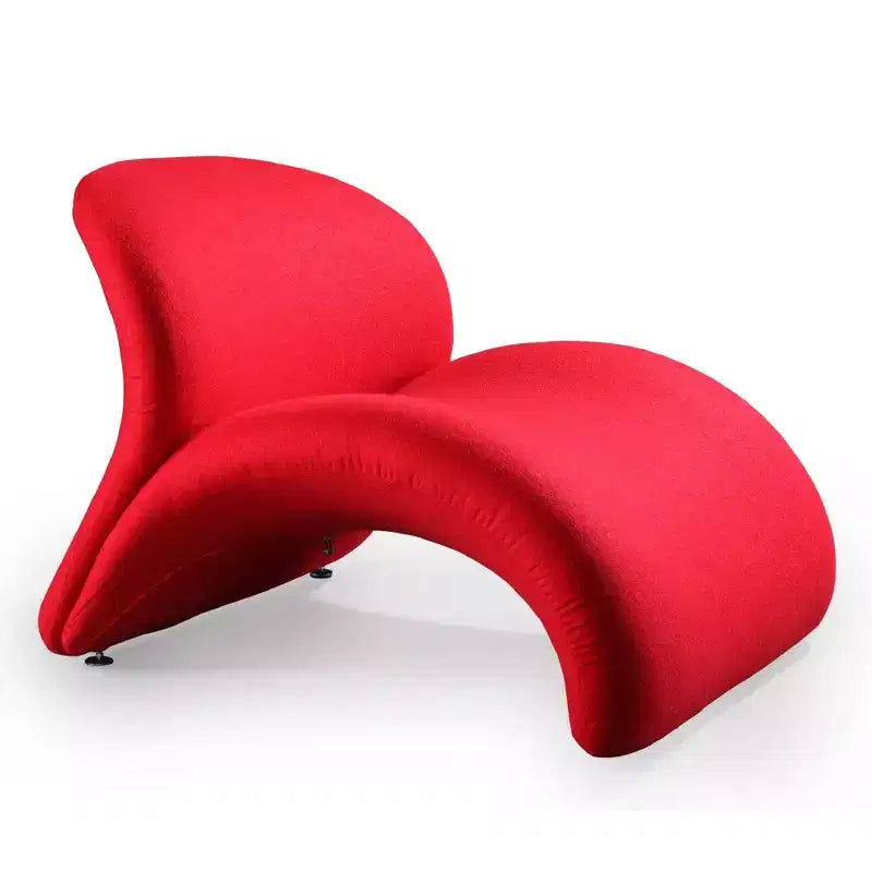 Lot de 2 fauteuils d'appoint en mélange de laine