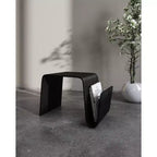 Table d'appoint en contreplaqué et placage de frêne